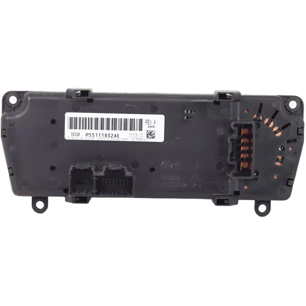 2007, 2008, 2009 Dodge Nitro HVAC Control Panel Part #: P55111832AA - Back view
