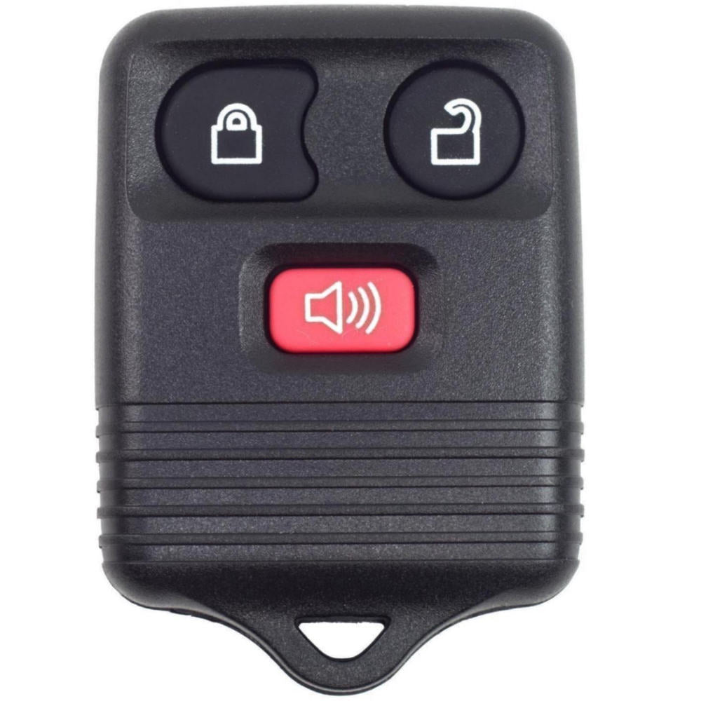 1998 Ford F150 key fob replacement 3 button remote 8L3Z-15K601-B Black color (1-pack)