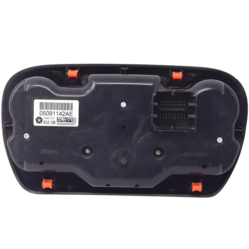 2013 2014 2015 2016 Dodge Dart HVAC Control Panel Part #: 05091142AE - Back view