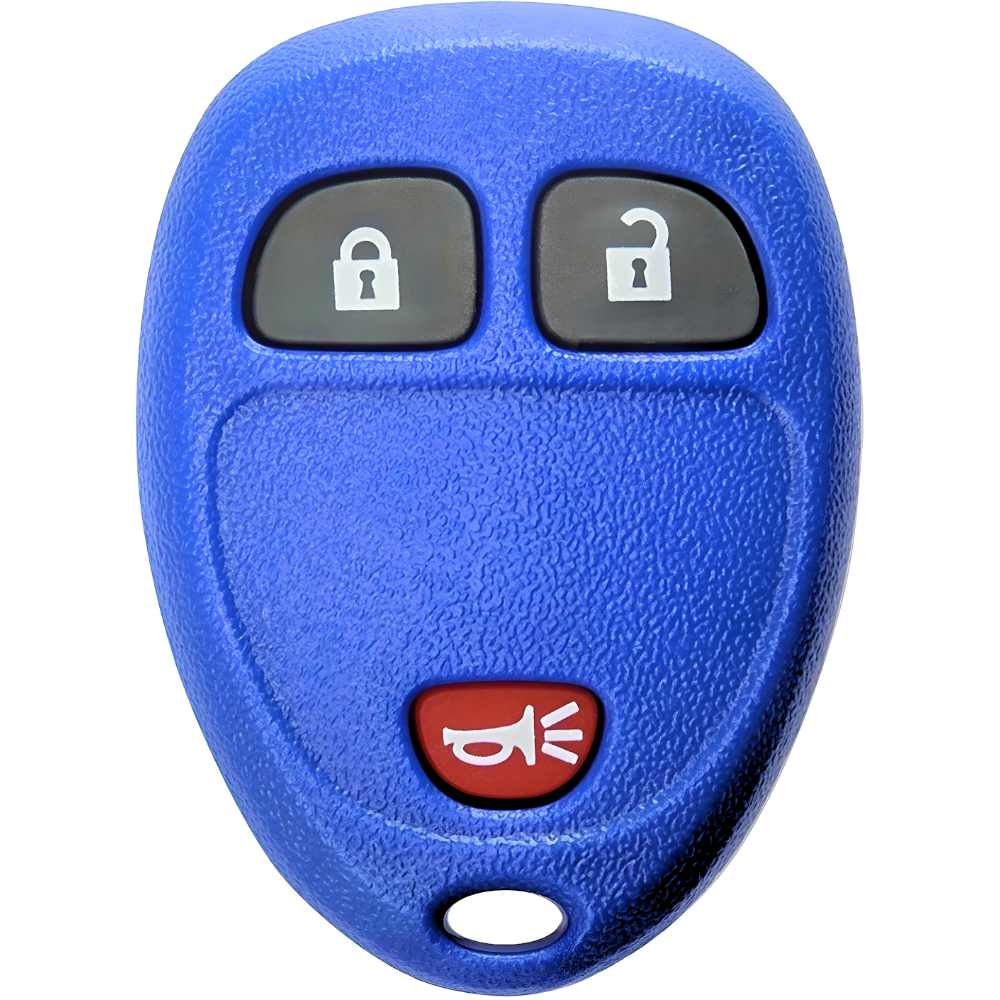 3-Button Remote Key Fob For Buick, Chevrolet, Pontiac, Saturn FCC ID: KOBGT04A