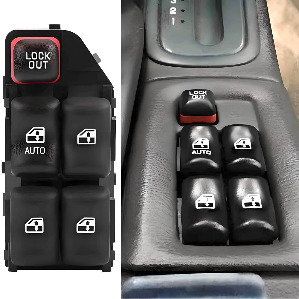 2000-2005 Chevrolet Cavalier Master Window Switch Replacement PN: 22610145 - Aftermarket