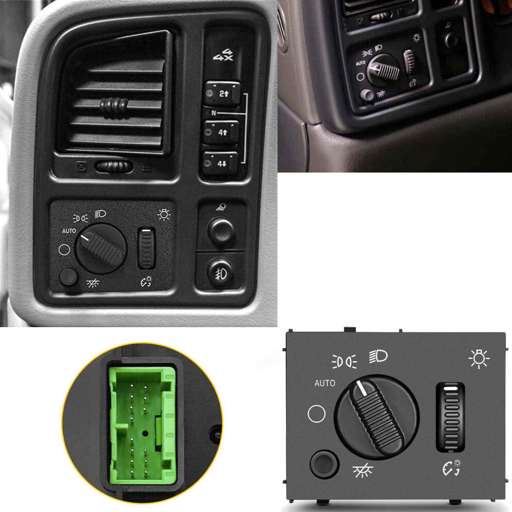 Headlight Switch Assembly For Cadillac Chevrolet GMC Hummer PN: 15198374