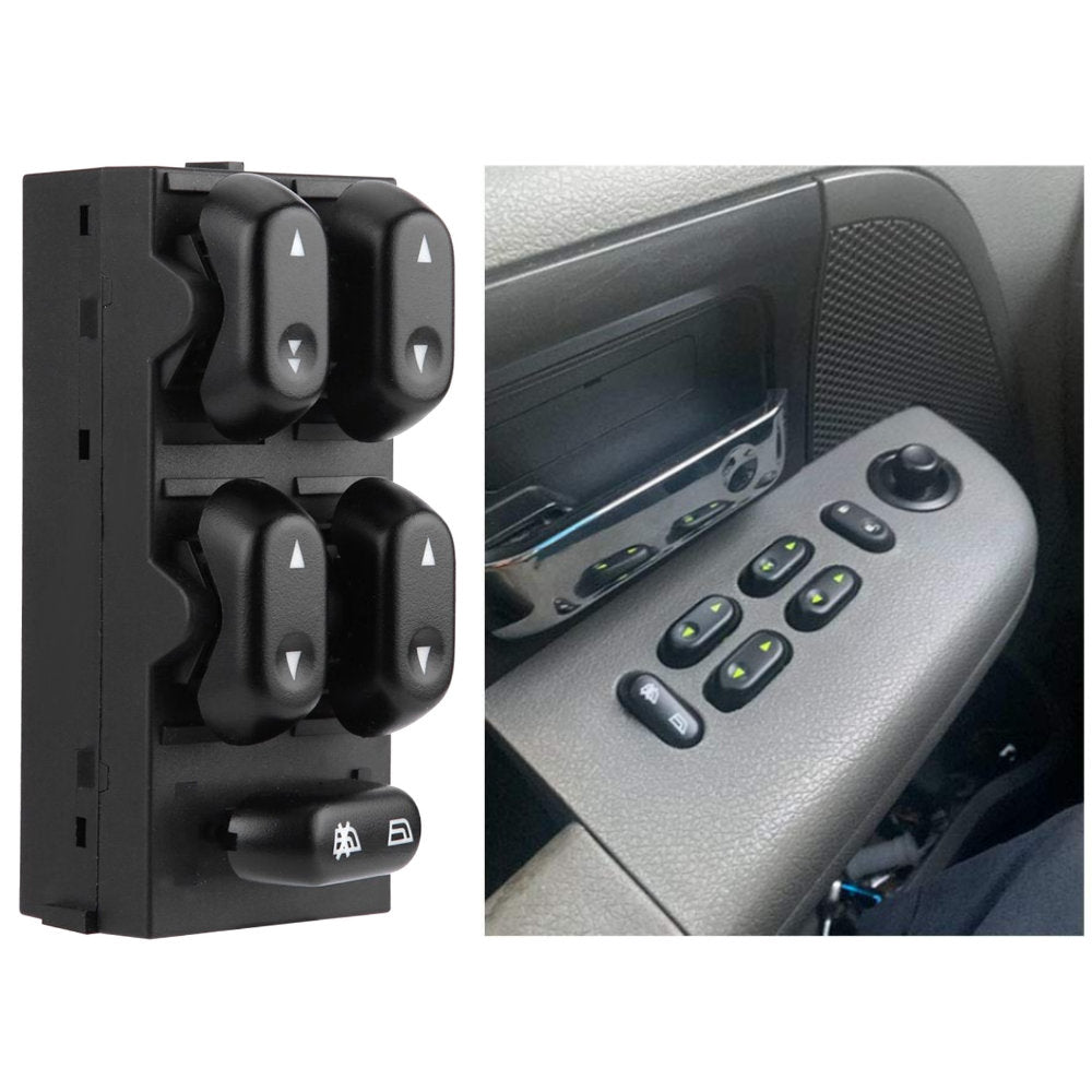 Aftermarket Driver Side Window Switch For Ford Mercury Lincoln PN: 5L1Z-14529-AA